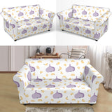 Garlic Pattern Theme Loveseat Couch Slipcover