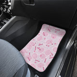 Tennis Pattern Print Design 02 Front and Back Car Mats