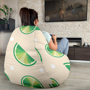 Lime Pattern Bean Bag Cover