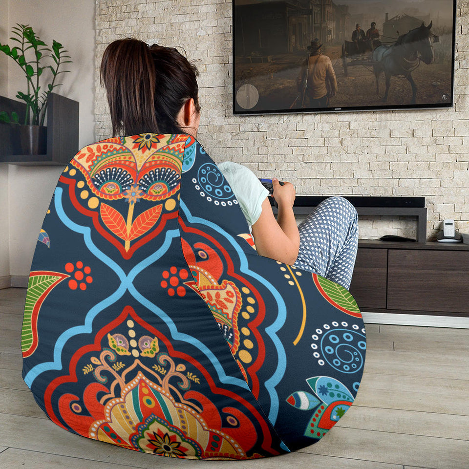 Indian Traditional Pattern Bean Bag Cover