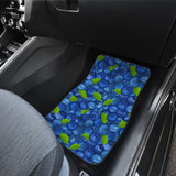 Blueberry Pattern Background Front Car Mats
