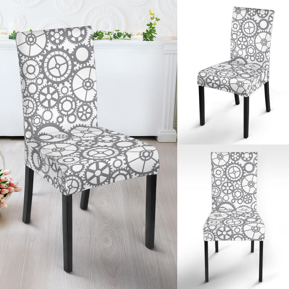 Gear Pattern Print Design 05 Dining Chair Slipcover