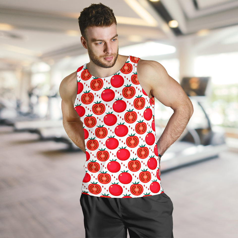 Tomato Pattern Men Tank Top