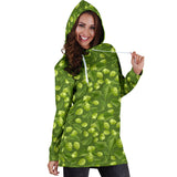 Hop Pattern Women Hoodie Dress