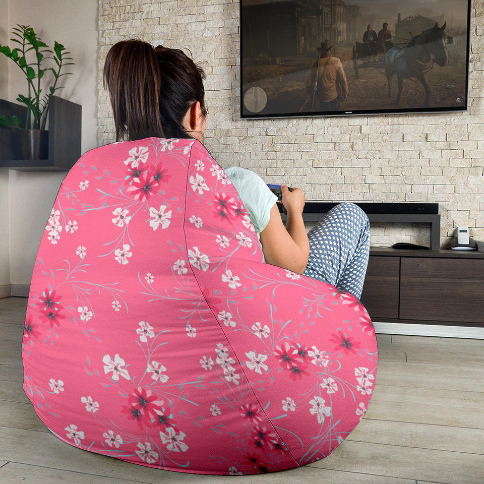 Sakura Pattern Background Bean Bag Cover