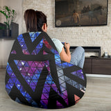 Space Colorful Tribal Galaxy Pattern Bean Bag Cover