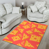 Sliced Cheese Pattern  Area Rug
