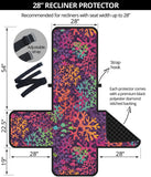 Coral Reef Pattern Print Design 03 Recliner Cover Protector
