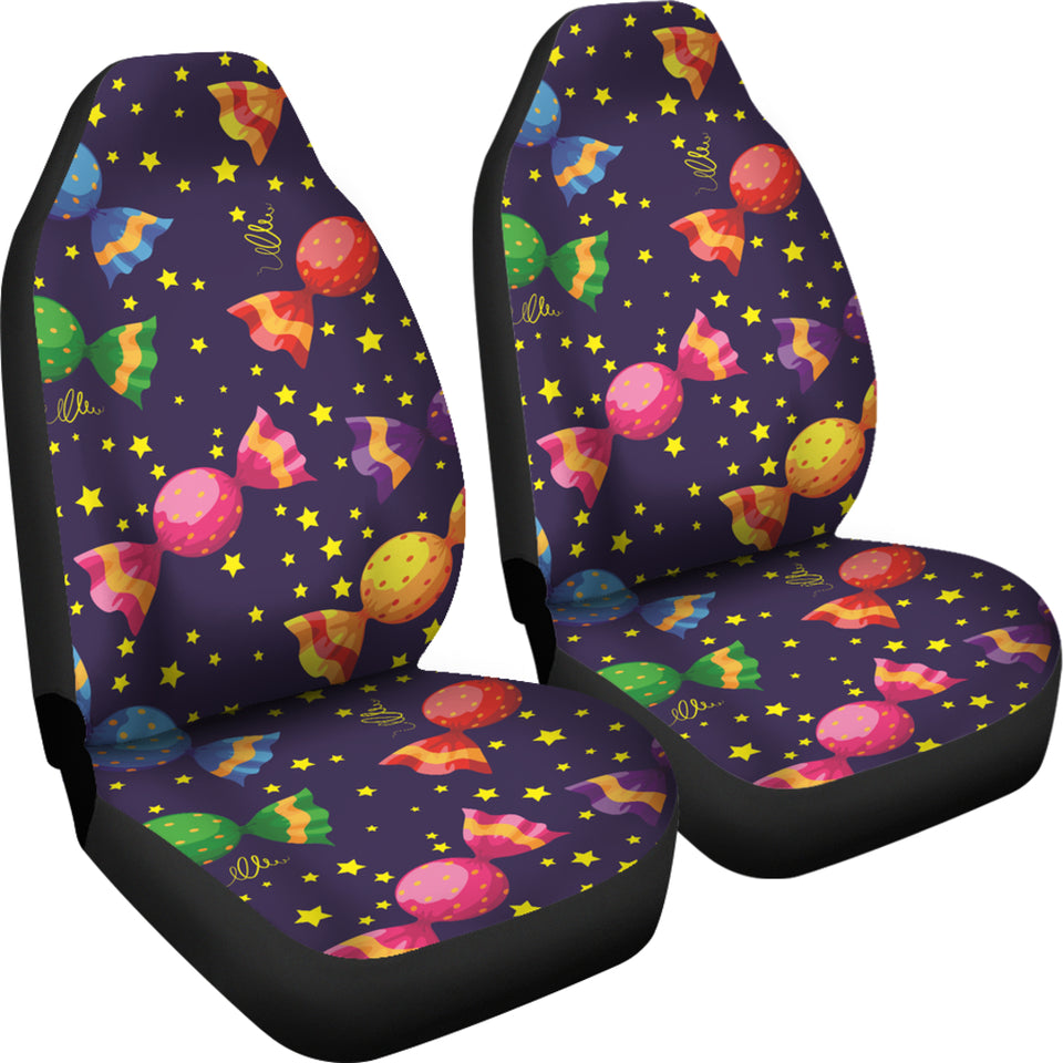 Candy Star Pattern Universal Fit Car Seat Covers