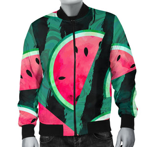 Watermelon Pattern Men Bomber Jacket