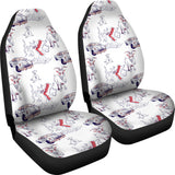 Goat Car Pattern Universal Fit Car Seat Covers