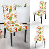 Sandwich Pattern Print Design 02 Dining Chair Slipcover