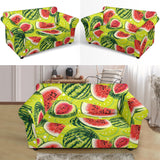 Watermelon Theme Pattern Loveseat Couch Slipcover