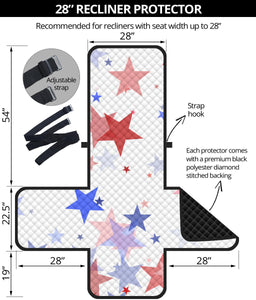 USA Star Pattern Recliner Cover Protector