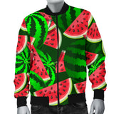 Watermelon Pattern Theme Men Bomber Jacket