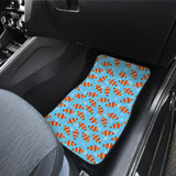 Clown Fish Pattern Print Design 05 Front Car Mats