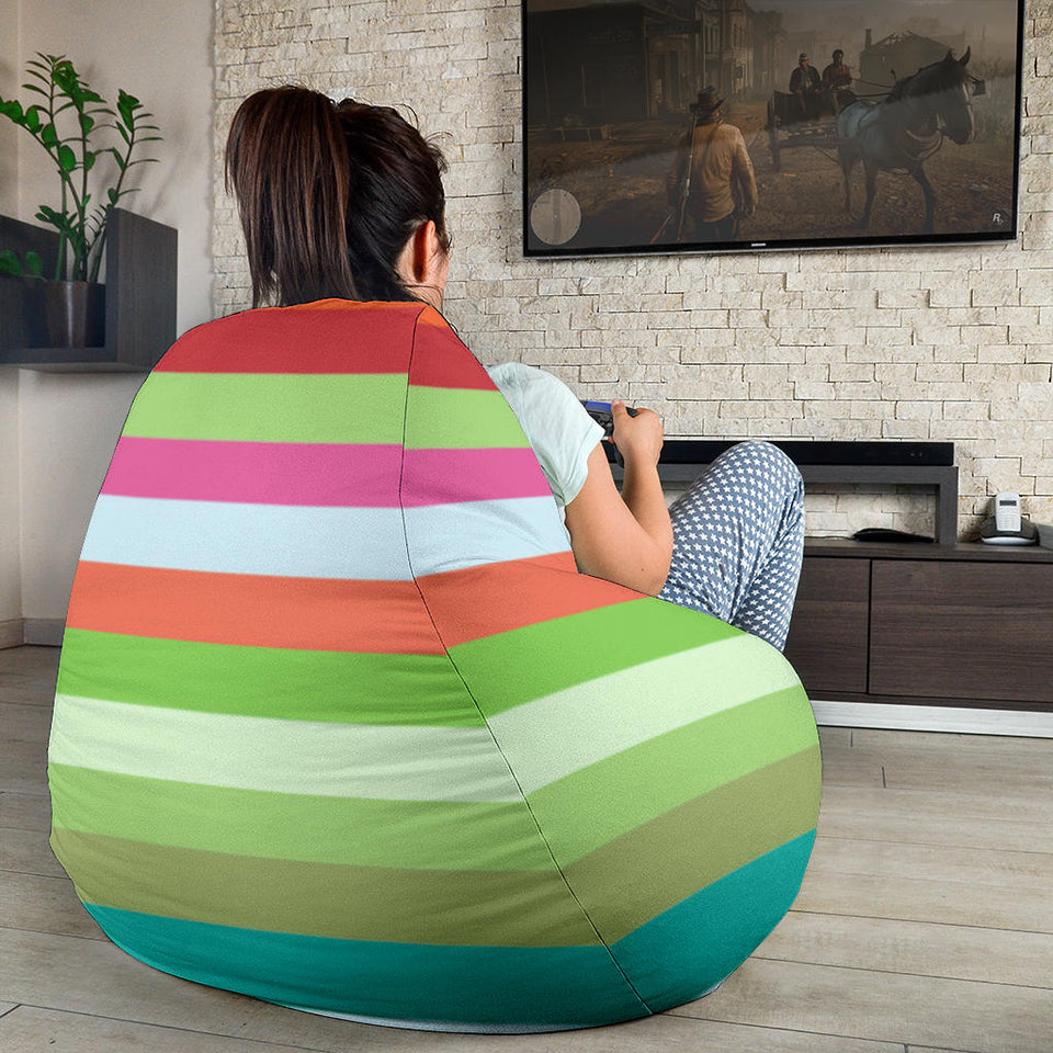 Rainbow Pattern Bean Bag Cover