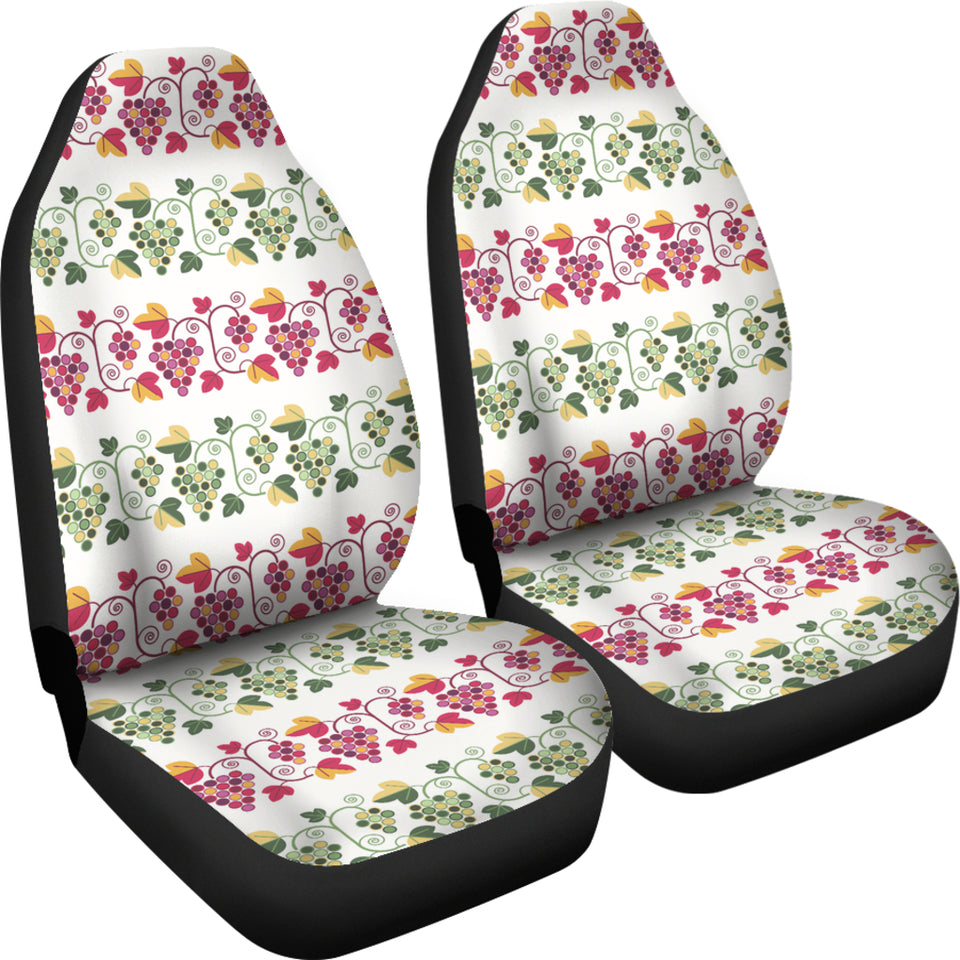 Grape Grahpic Decorative Pattern Universal Fit Car Seat Covers