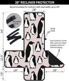 Penguin Pattern Background Recliner Cover Protector