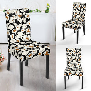 Popcorn Pattern Print Design 02 Dining Chair Slipcover