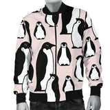 Penguin Pattern Background Men Bomber Jacket