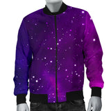 Pink Space Galaxy Pattern4 Men Bomber Jacket