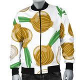 Onion Pattern Background Men Bomber Jacket