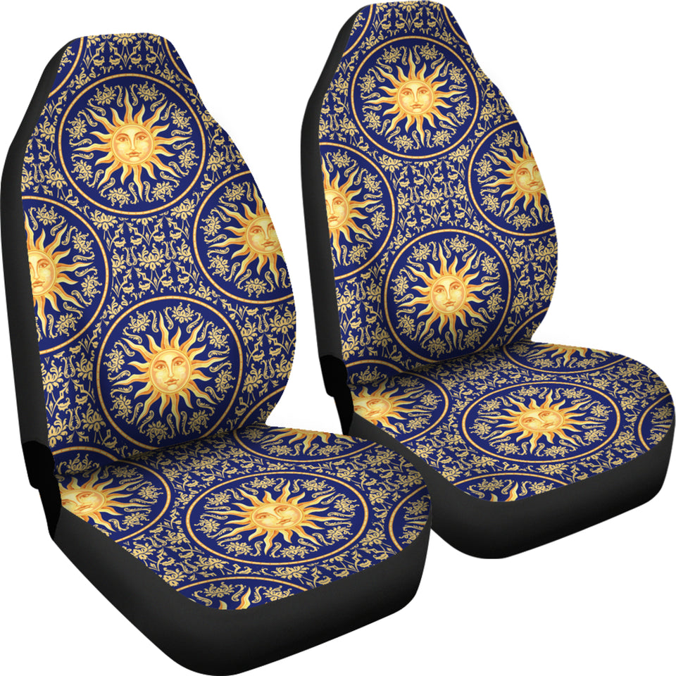 Sun Pattern Universal Fit Car Seat Covers