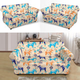 Cute Horse Pattern Loveseat Couch Slipcover