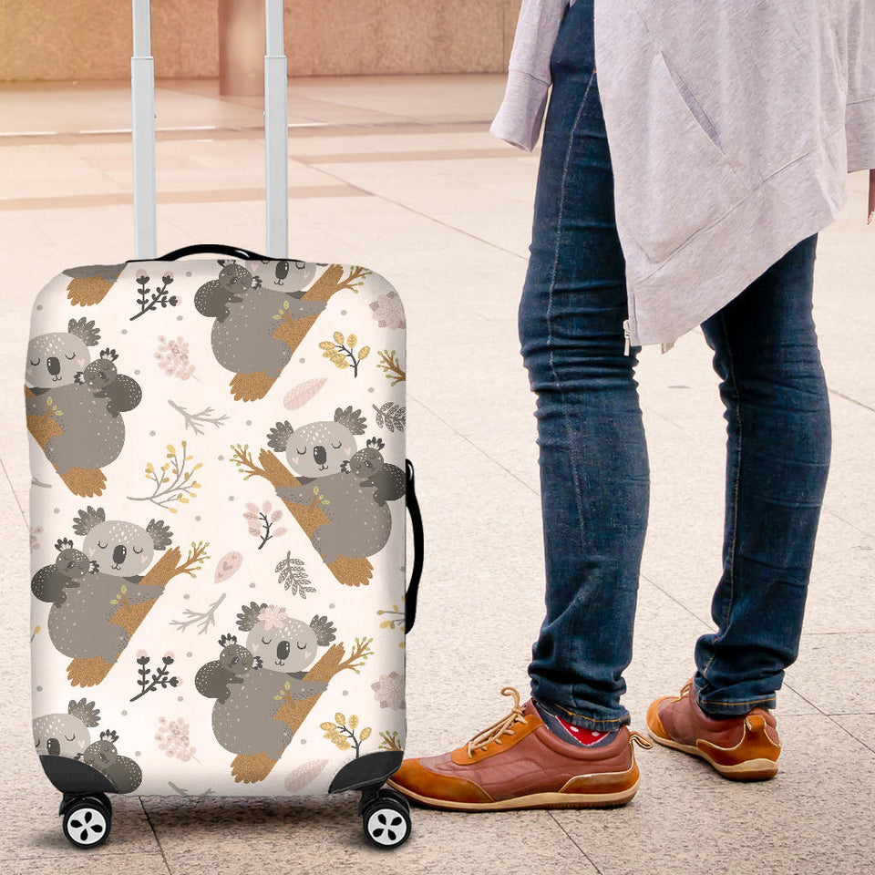 Koala Mom and Baby Pattern Luggage Covers