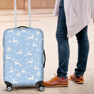 Snowflake Deer Pattern Luggage Covers