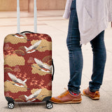 Japanese Crane Theme Pattern Luggage Covers