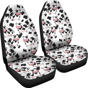 Cute Cow Pattern Universal Fit Car Seat Covers