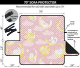 Moon Sleeping Cat Pattern Sofa Cover Protector