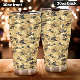 Sand Camo Camouflage Pattern Tumbler