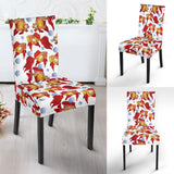 Goldfish Pattern Print Design 02 Dining Chair Slipcover