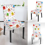 Snail Pattern Print Design 05 Dining Chair Slipcover