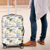 Sailboat Pattern Theme Luggage Covers