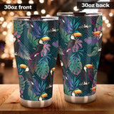 Toucan Pattern Tumbler