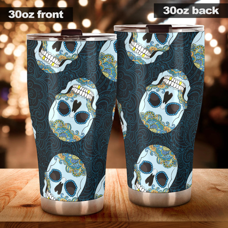 Suger Skull Pattern Tumbler