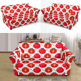 Tomato Pattern Loveseat Couch Slipcover