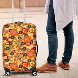 Pizza Texture Pattern Luggage Covers