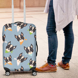 Cute Boston Terrier Pattern Luggage Covers