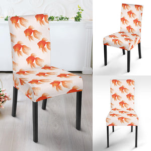 Goldfish Pattern Print Design 05 Dining Chair Slipcover