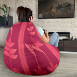 Heliconia Pink Pattern Bean Bag Cover