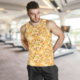 Pizza Theme Pattern Men Tank Top