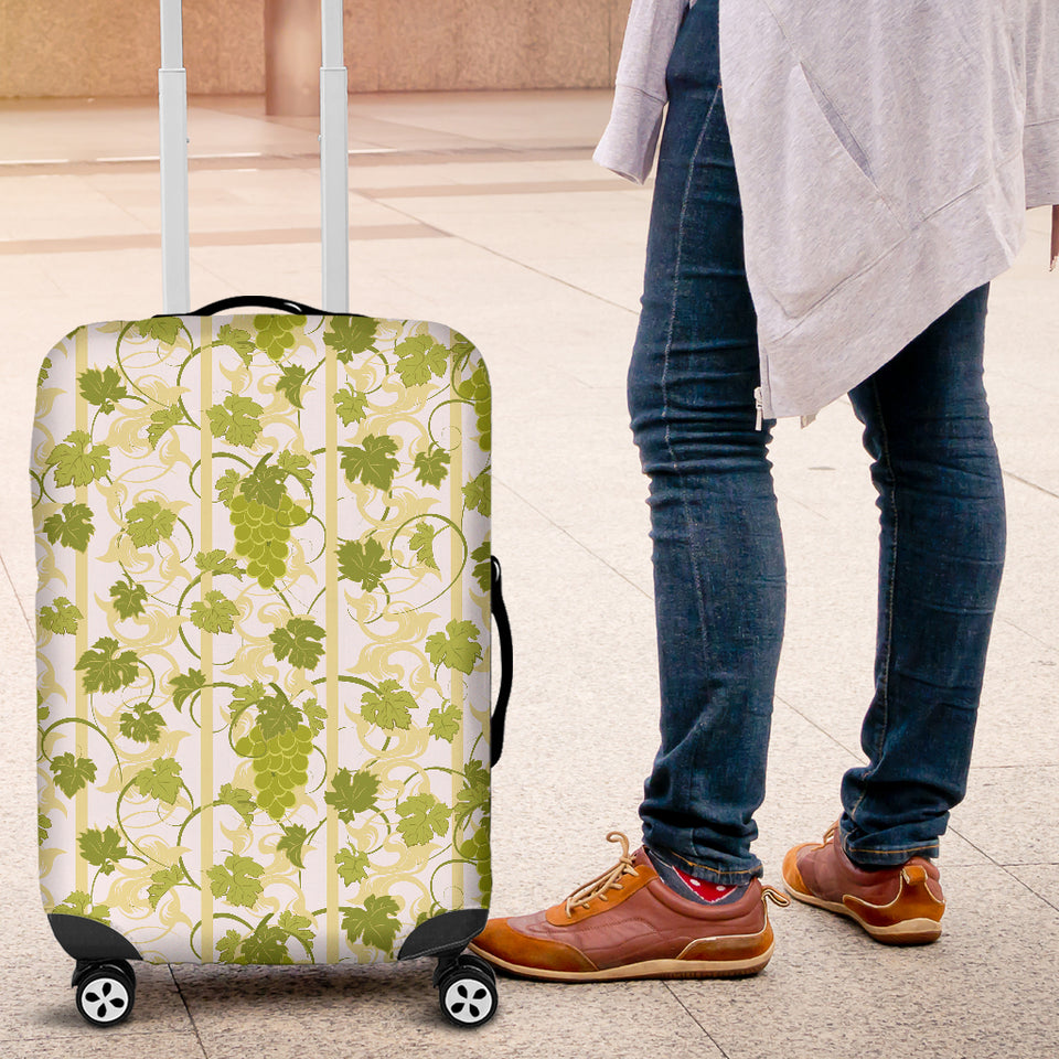 Grape Pattern Background Luggage Covers