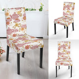 Tea pots Pattern Print Design 01 Dining Chair Slipcover