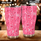 Sakura Pattern Background Tumbler