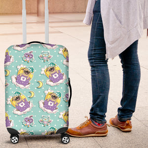 Pug Sweet Dream Pattern Luggage Covers